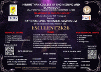 Esculent’2K26 National Level Technical Symposium Poster